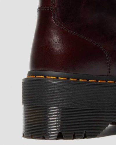 Botas Con Plataforma Dr Martens Jadon Max Cuero Para Mujer DR6852N